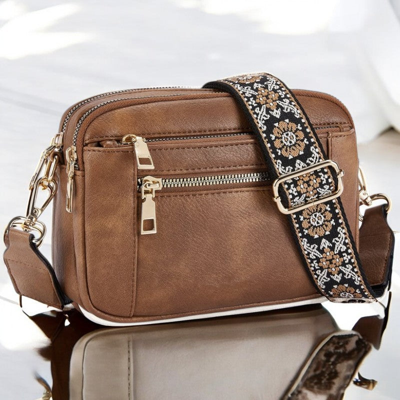 Stella | Refined Leather Shoulder Bag