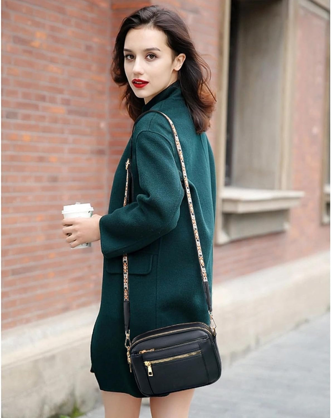 Stella | Refined Leather Shoulder Bag