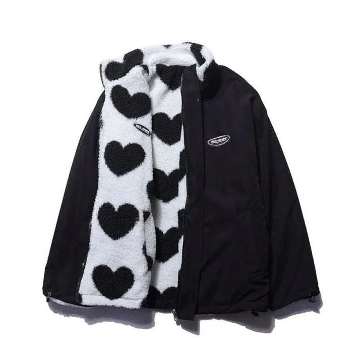 Sophie | Reversible Heart Lined Jacket