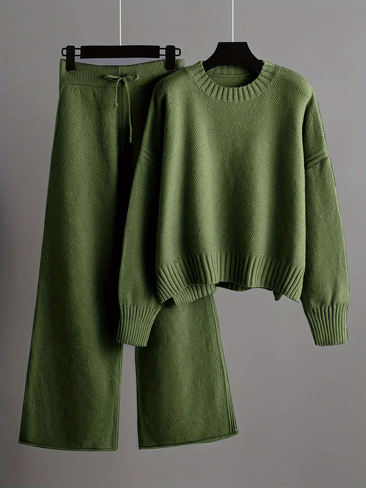 Chloe | Textured Knit Lounge Set