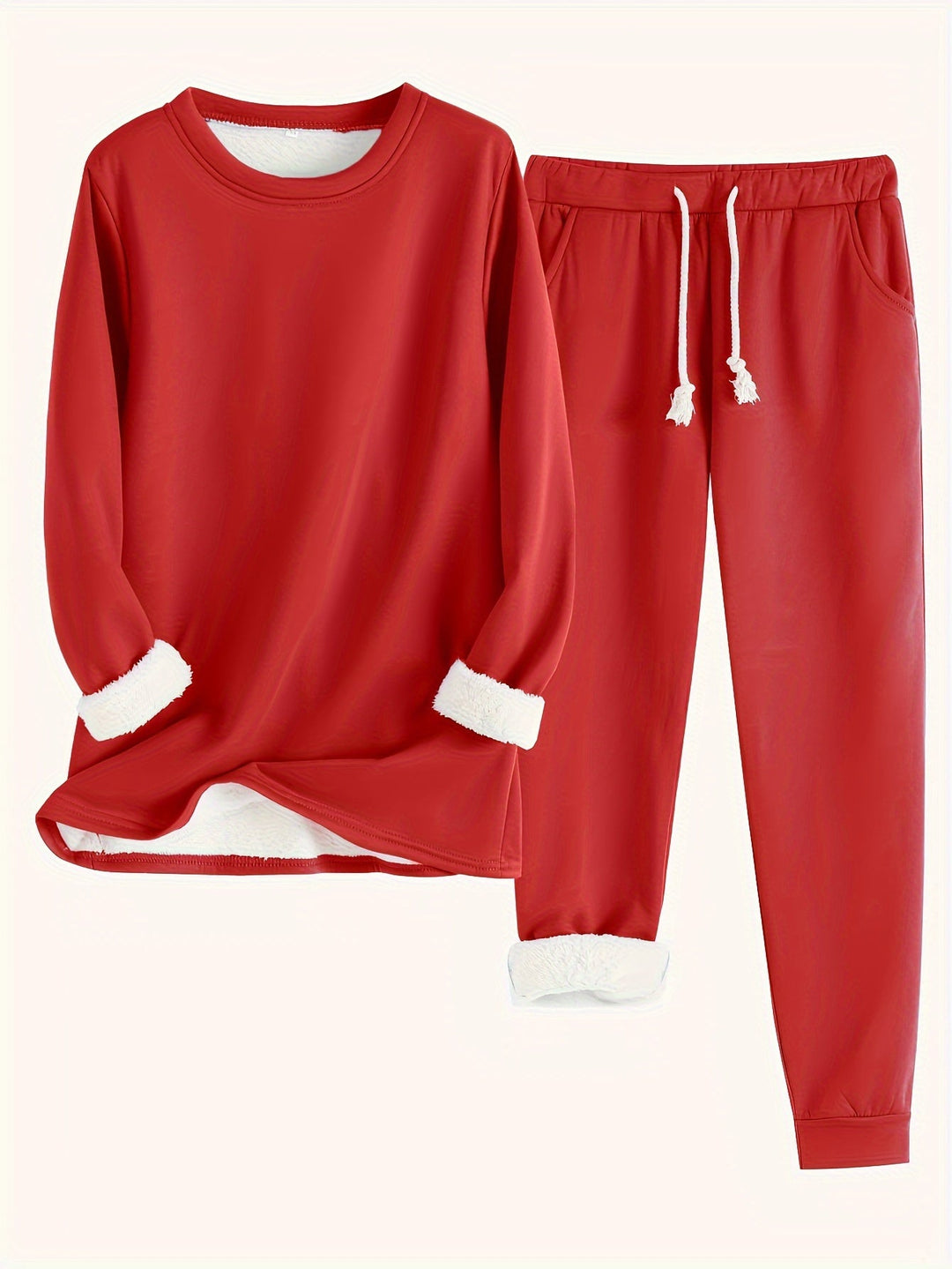 Mia | Fleece-Lined Winter Loungewear Set