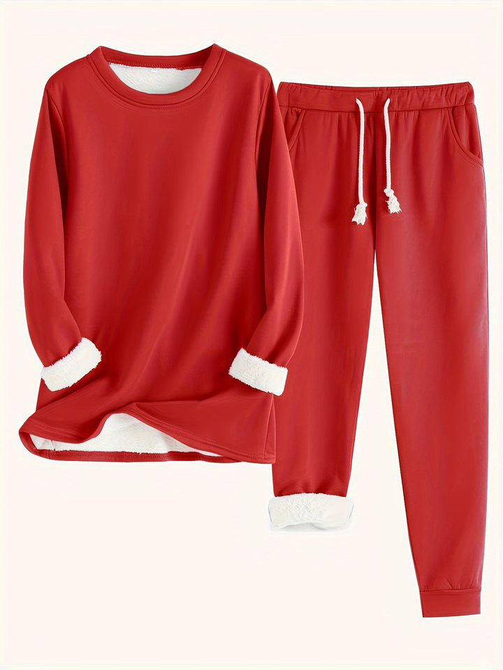 Mia | Fleece-Lined Winter Loungewear Set