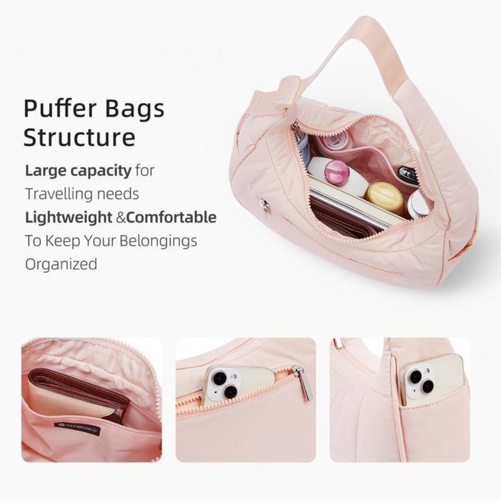 Carol | Lightweight Quilted Shoulder Bag