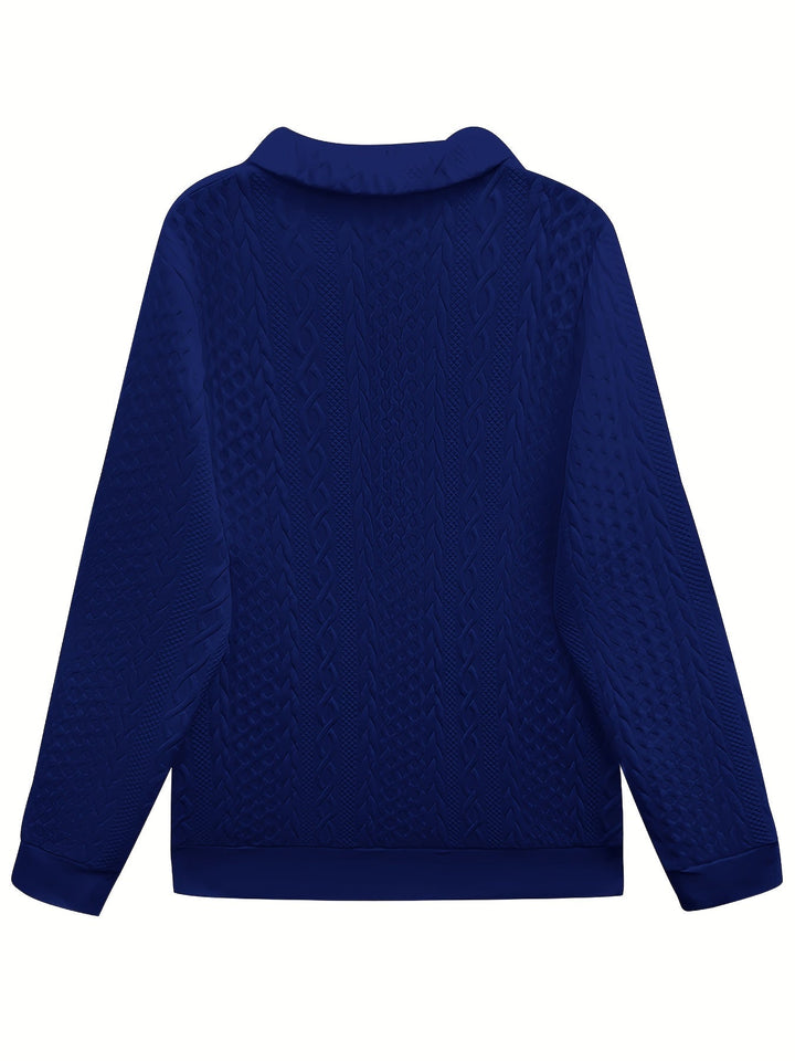 Isla | Elegant Zippered Sweatshirt