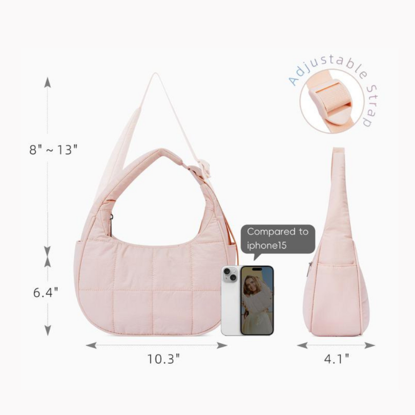 Carol | Lightweight Quilted Shoulder Bag