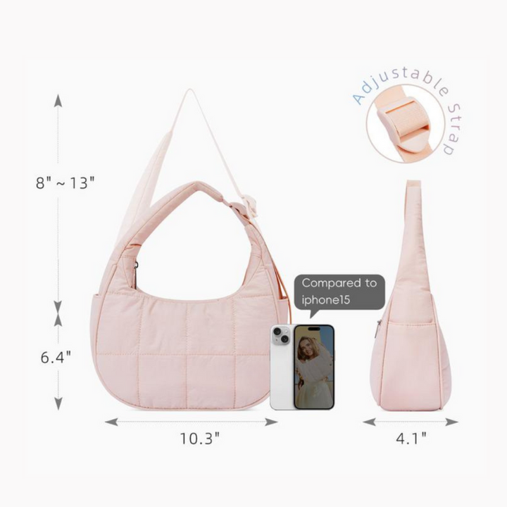 Carol | Lightweight Quilted Shoulder Bag
