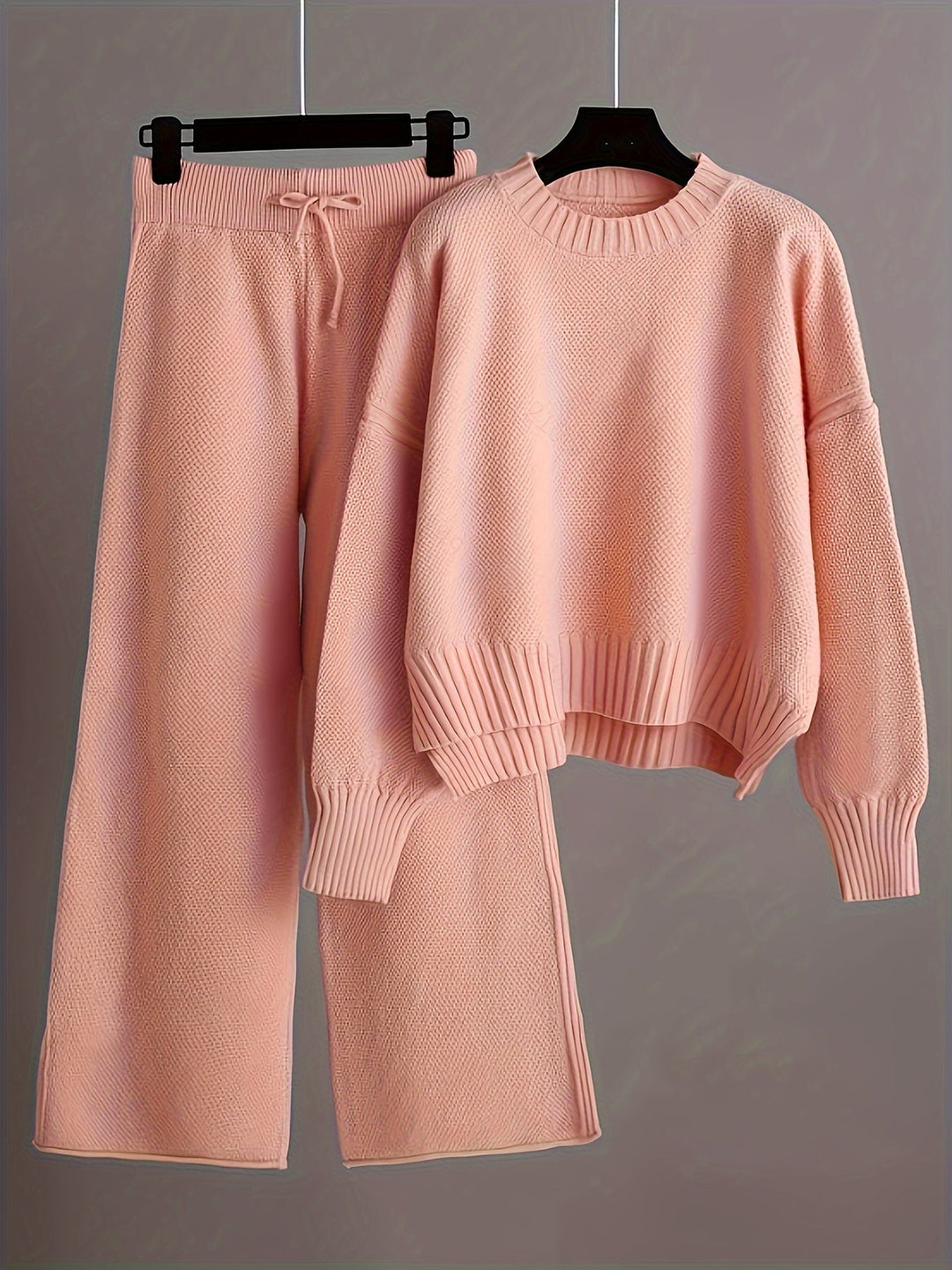 Chloe | Textured Knit Lounge Set
