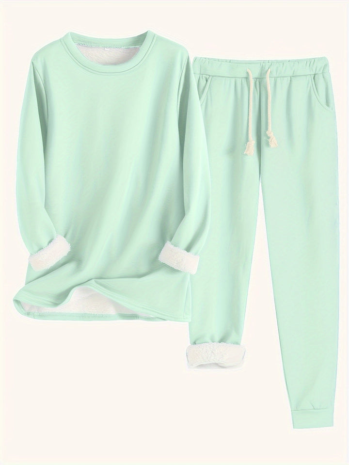 Mia | Fleece-Lined Winter Loungewear Set