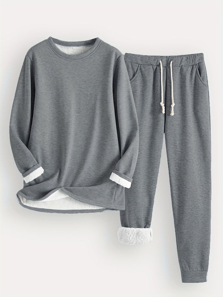 Mia | Fleece-Lined Winter Loungewear Set