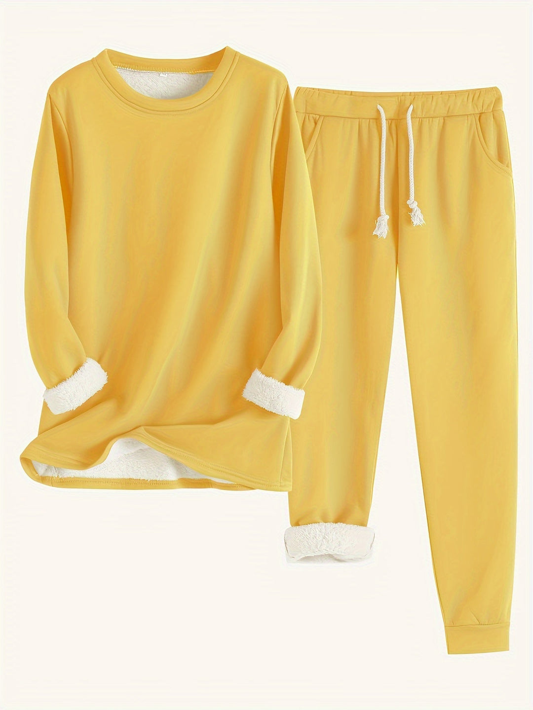 Mia | Fleece-Lined Winter Loungewear Set