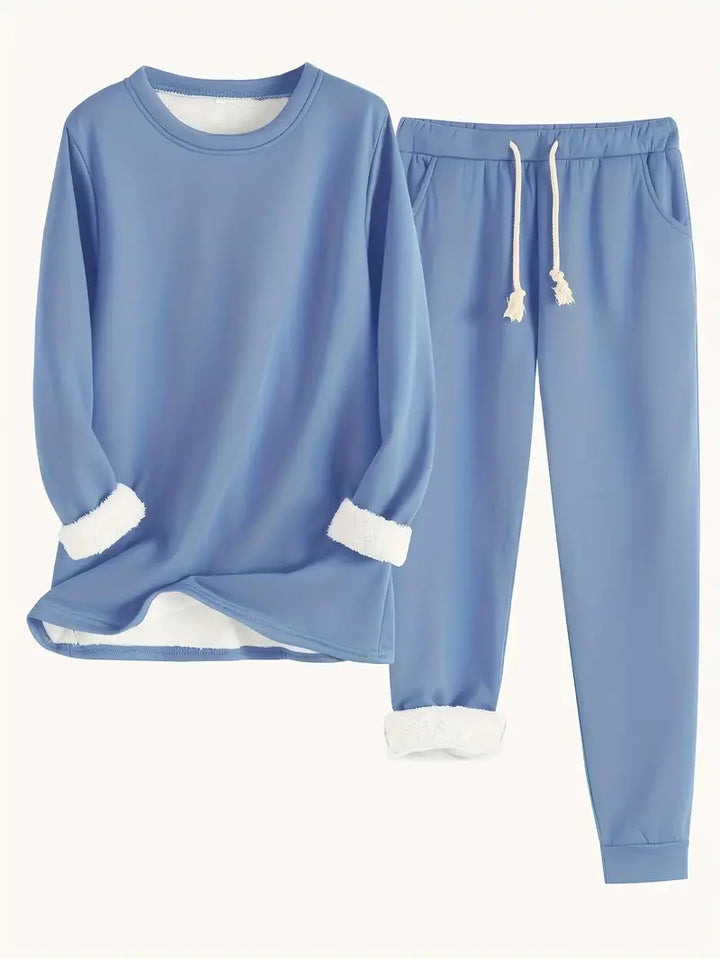 Mia | Fleece-Lined Winter Loungewear Set