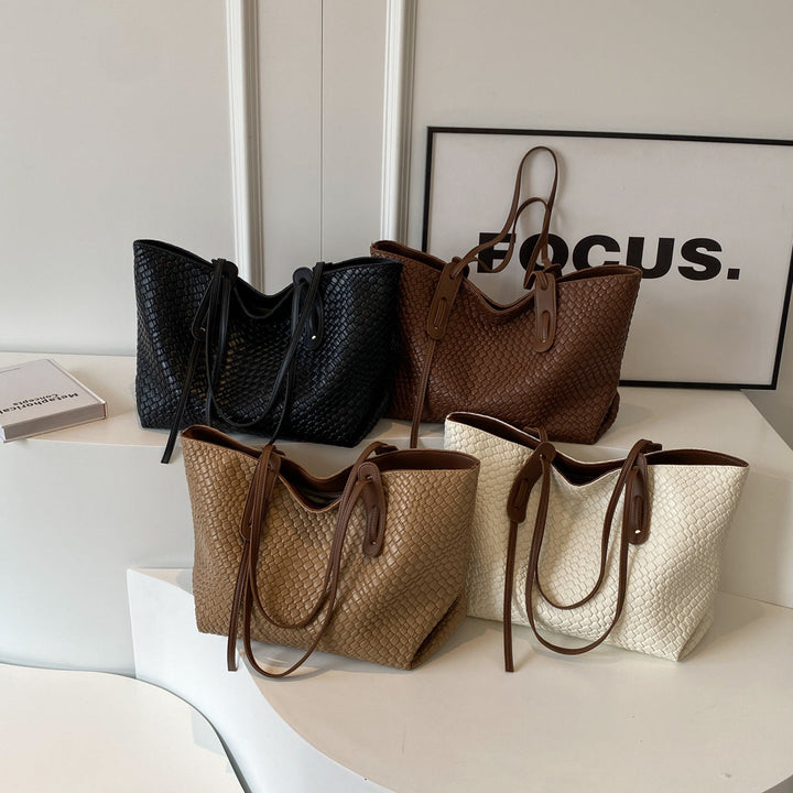 Margot | Woven Everyday Shoulder Tote