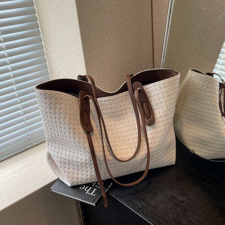 Margot | Woven Everyday Shoulder Tote