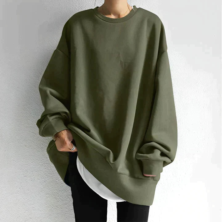 Lily | Oversized Round Neck Jumper