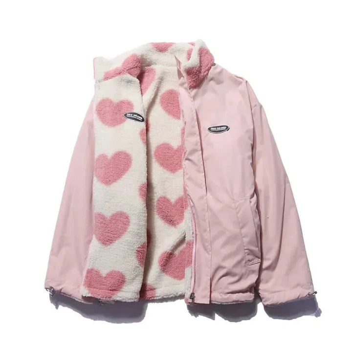 Sophie | Reversible Heart Lined Jacket