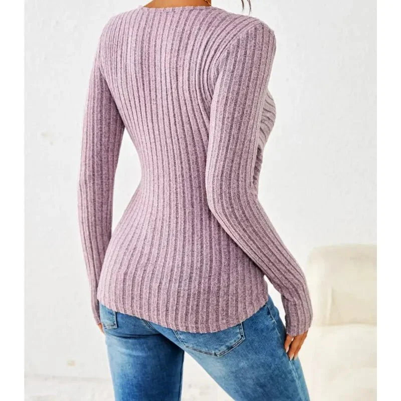 Grace | Tummy Tucking Ribbed Wrap Top