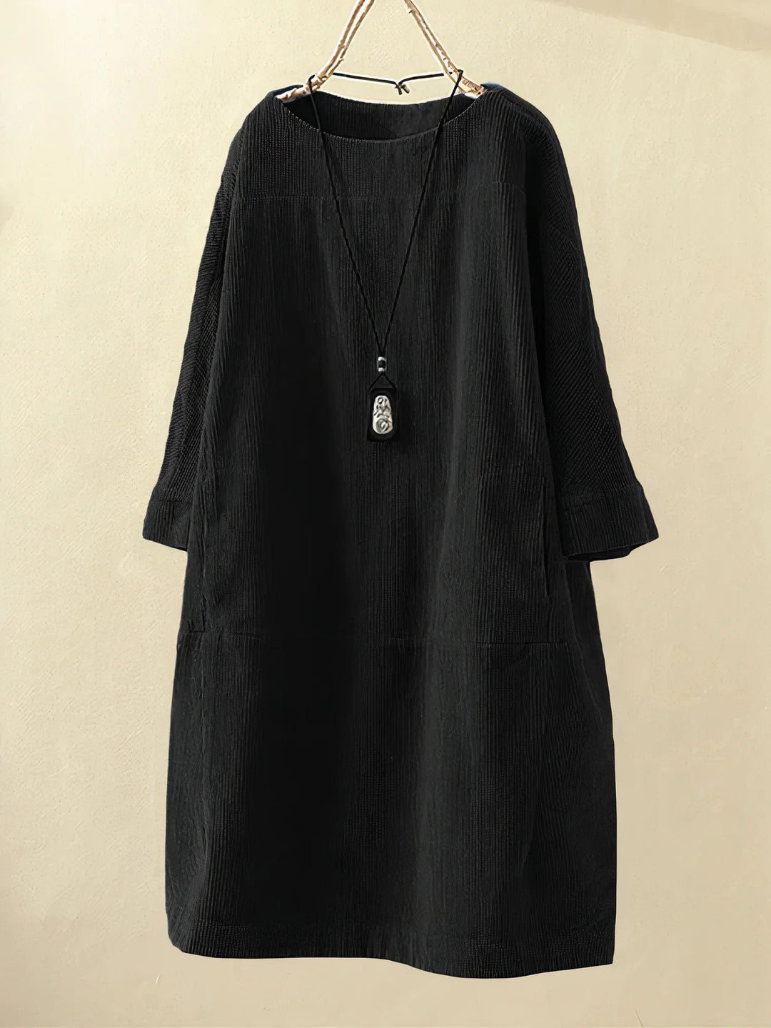 Harper | Corduroy Relaxed Fit Midi Dress