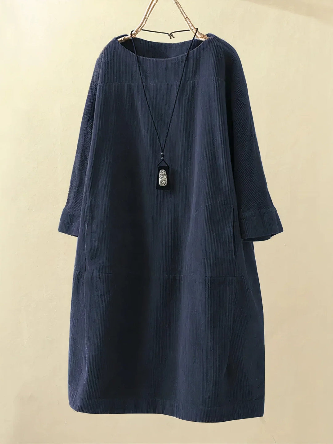 Harper | Corduroy Relaxed Fit Midi Dress