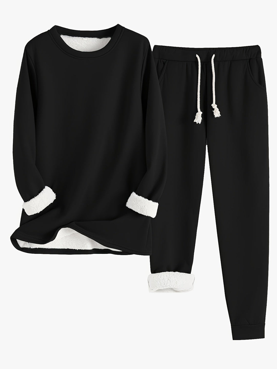 Mia | Fleece-Lined Winter Loungewear Set