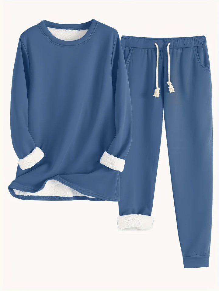 Mia | Fleece-Lined Winter Loungewear Set