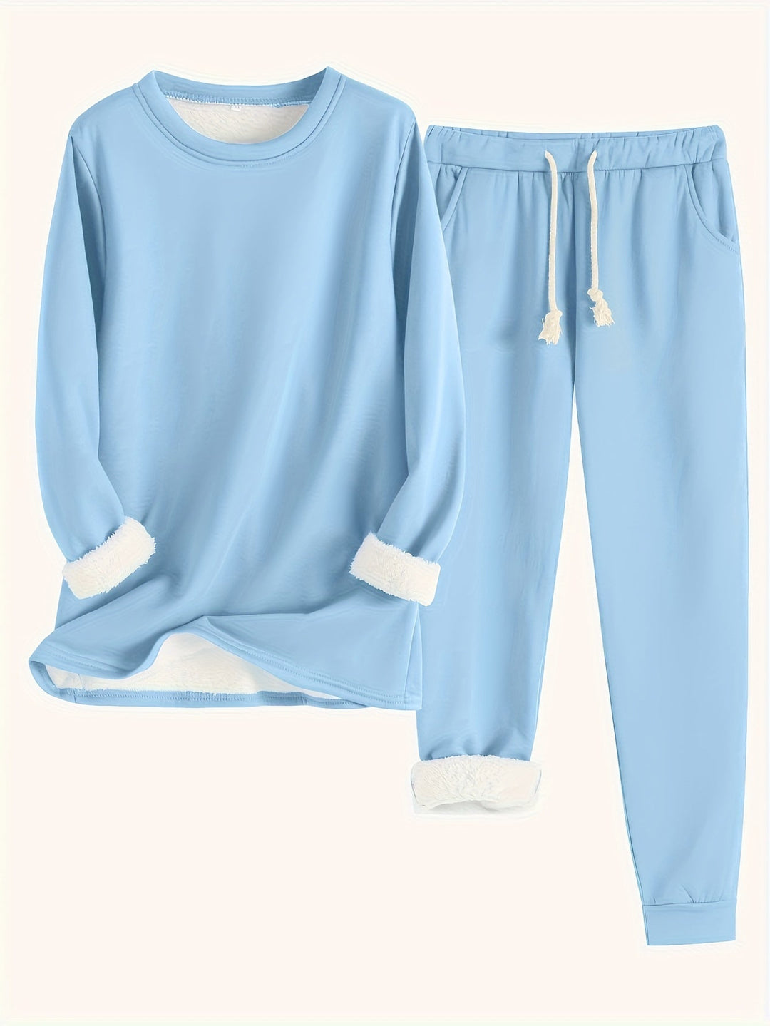 Mia | Fleece-Lined Winter Loungewear Set