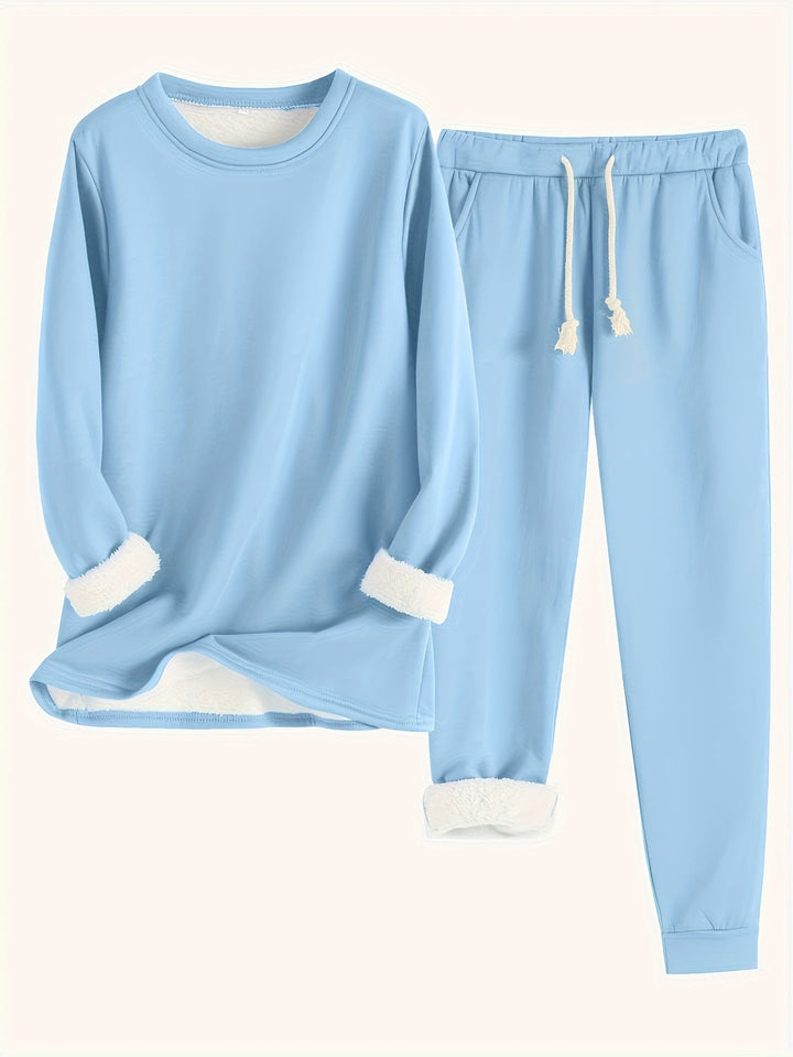 Mia | Fleece-Lined Winter Loungewear Set