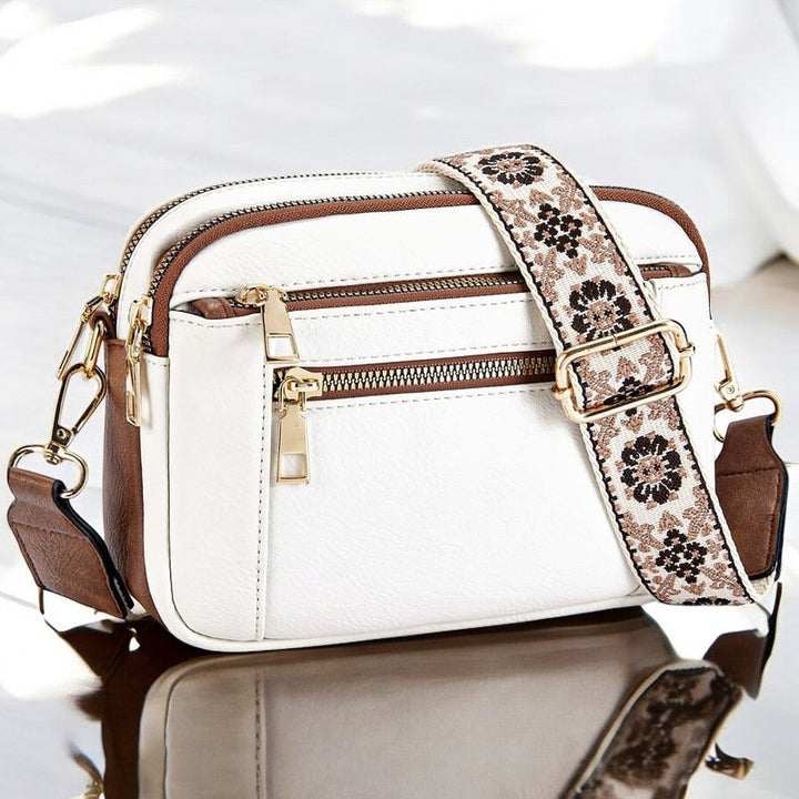 Stella | Refined Leather Shoulder Bag