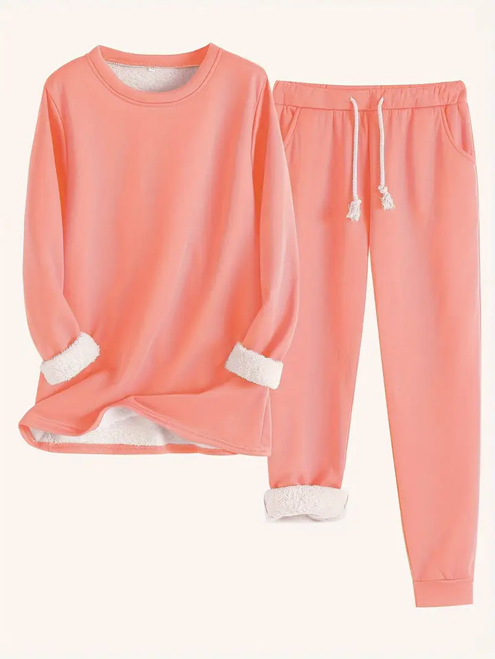 Mia | Fleece-Lined Winter Loungewear Set