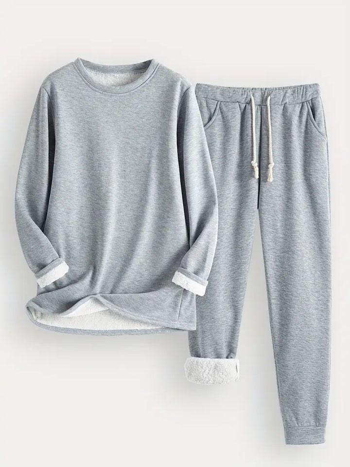Mia | Fleece-Lined Winter Loungewear Set