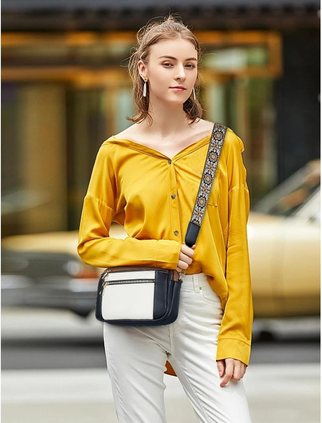 Stella | Refined Leather Shoulder Bag